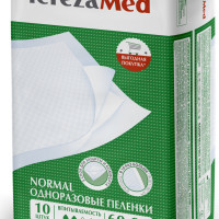 Пеленка медицинская TerezaMed одноразовые впитывающие Normal, 60 х 90 см