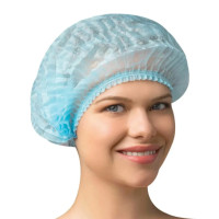 Шапочка-шарлотка голубая Чистовье, 50 шт/упк