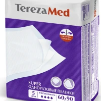 Пеленка медицинская TerezaMed Super, 60 х 90 см