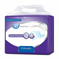 Пеленки одноразовые впитывающие 60х90 см iD Protect - 30 шт