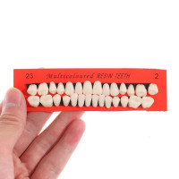 28 шт./компл. универсальная модель искусственных зубов Resi, модель зубов из смолы, прочные протезы, стоматологический материал, обучающая модель зубов, специальные зубы