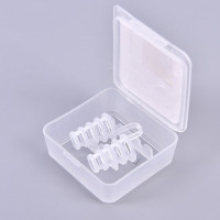 Зажим для носа, против храпа дышащий, устранение храпа, расширитель носа, устройство для предотвращения заложенности, конусы без полосок, 1 шт.