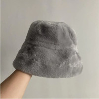 Новая модная осенне-зимняя мягкая бархатная меховая Панама с защитой от холода Кепка для раковины мягкая утолщенная теплая уличная спортивная