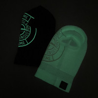 N01SA GLOW PRINT Knit Balaclava 夜光滑雪面罩套頭針織毛線頭套