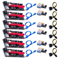 Райзер USB 3,0 PCI-E VER 009S Express 1X 4x 8x 16x, 6 шт.