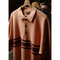U.Sage SS23 (USAGE) Knit Polo Shirt 高支長絨棉條紋短袖Polo衫