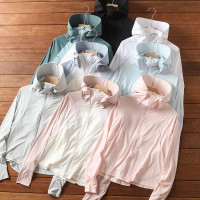 嬌下工廠貨 抗UV50+ 冰絲四面彈 女士戶外運動休閒連帽防曬衣外套