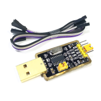 Модуль преобразователя CH340G RS232 USB в TTL, последовательный порт UART, инструмент с Dowanloader, обновление щеток, маленькая пластина, 1 шт.