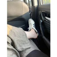 亞麻褲子男夏季薄款寬鬆直筒垂感冰絲速乾闊腿棉麻九分褲潮牌大尺碼