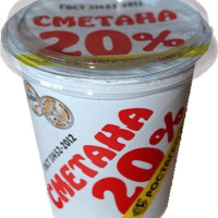 Ростагроэкспорт Сметана 20%, 320 г