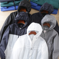 試衣間好貨！櫃上249 夏季男士連帽透氣戶外可攜式皮膚防曬衣外套