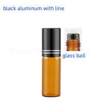 1 2 3 5 10 мл янтарно-коричневое стекло эфирное масло отдельные пробные флаконы рулонная бутылка с металлическим роликом