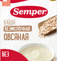 Каша детская Semper c 5 месяцев безмолочная Овсяная, сухая, 180 г