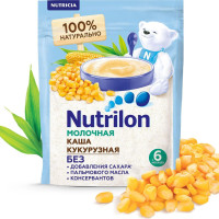 Каша кукурузная детская Nutrilon с 6 месяцев, молочная, сухая, 200 г