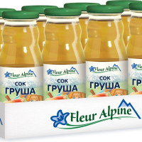 Сок детский осветленный Fleur Alpine Грушевый, с 4 месяцев, 8 шт по 200 мл