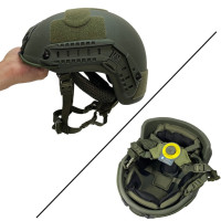 LPRED толстый Быстрый 100% арамидный высокопрочный баллистический шлем уровень IIIA .44 Пуленепробиваемый Шлем армейский шлем