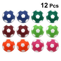 12 шт., разноцветные настольные футбольные мини-Мячи