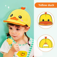 Модная новинка 2022, бейсболка для мальчиков и девочек на весну и лето, двухсторонняя Кепка, детская повседневная Снэпбэк Кепка с мультяшным единорогом шапки