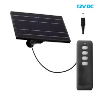Миниатюрный переключатель с солнечной панелью и таймером, 8 Вт, водонепроницаемое уличное зарядное устройство 18650 с питанием от USB, 5 в постоянного тока, 12 В, домашний 4G Wi-Fi роутер или камера