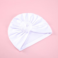 2019, Детские аксессуары для новорожденных, малышей, детей, маленьких девочек, мальчиков, тюрбан, хлопковая Шапка-бини, зимняя шапка с узлом, однотонные Мягкие Шапки для больниц