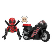 Супер-герои KF6100 с моделью, модель, строительные блоки, развивающие кирпичи, экшн-фигурки, игрушки для детей