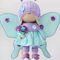 Набор для шитья куклы, творчества и рукоделия / Кукла Флай своими руками / Подарок для взрослых, для детей, для девочки, в школу, на день рождения