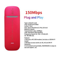 4G LTE беспроводной USB Dongle Mobile широкополосный 150Mbps Modem Stick Sim карта беспроводной маршрутизатор USB 150Mbps Modem Stick для домашнего офиса