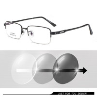 Очки для близорукости для мужчин и женщин, фотохромные, из титанового сплава, по рецепту, от-0,5 до-6