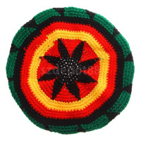 Многоцветный акриловый ямайский раста Дред корни Тэм шляпа раста шапки