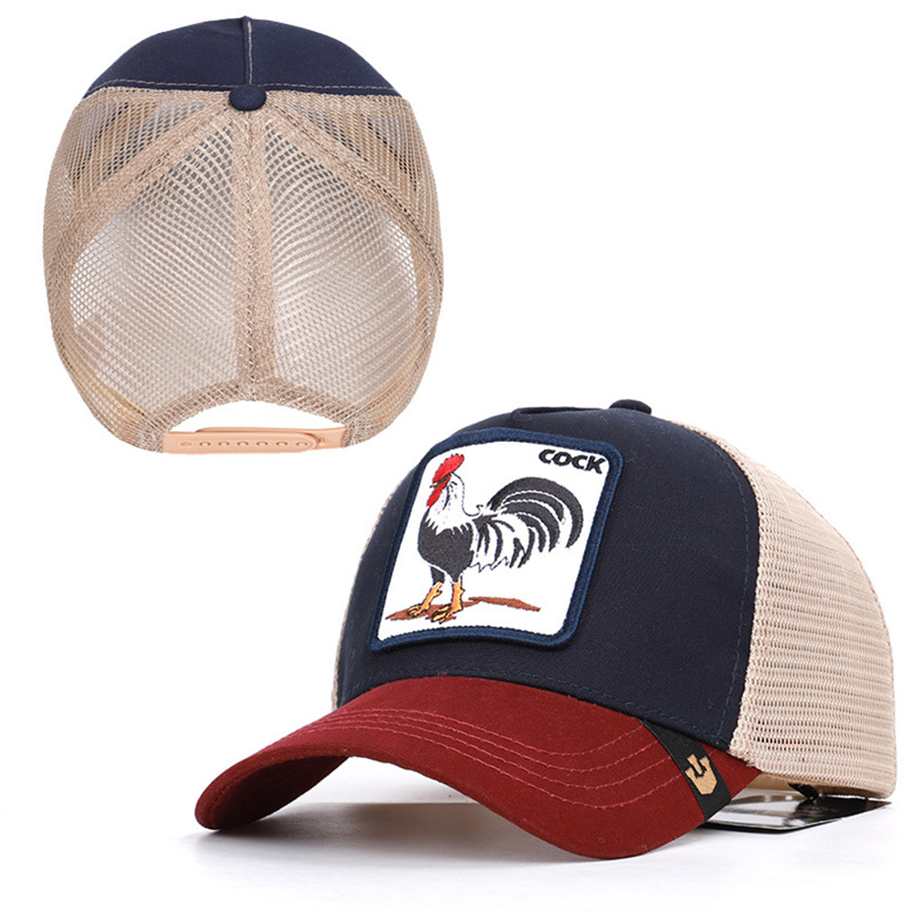 New Fashion Animals Embroidery Baseball Cap Men Women Hip Hop Snapback Sports Mesh Breathable Trucker Bone Dad Hat EP0051 (11)