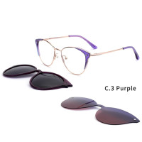 Женская оптическая оправа для очков от близорукости, с магнитным зажимом