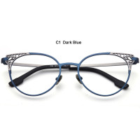 Оправа для очков «кошачий глаз», из чистого титана