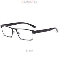 Очки для чтения унисекс, несферические, с 12-слойным покрытием линз, винтажная металлическая оправа, деловые очки для дальнозоркости по рецепту, + 4,0