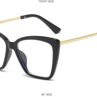 Женские/мужские компьютерные очки с защитой от синего света, кошачий глаз