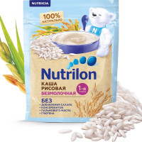 Каша рисовая детская Nutrilon с 4 месяцев, безмолочная, сухая, 180 г