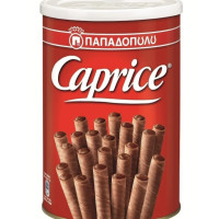 Вафли венские "Caprice" с фундуком и шоколадным кремом 400г, продукты и сладости из Греции