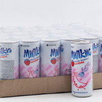 Напиток б/а Милкис Клубника 250 мл / Milkis Strawberry 250 ml Упаковка 30шт.