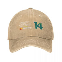 F1 Фернандо Алонсо бейсболка s Merch Мужская 2023 Испания F1 Racer Потертая джинсовая Шапка Кепка Ретро летняя Регулируемая солнцезащитная Кепка