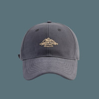 Бейсболка унисекс с вышивкой «папа», креативная Кепка в стиле хип-хоп с вышивкой гор, хлопковая Повседневная однотонная регулируемая бейсболка для взрослых