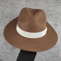 Шляпа мужская соломенная, Пляжная Панама оверсайз от солнца, головной убор большого размера, 55-58 см, 59-60 см, 61-63 см