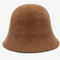 COKK Панама женская зимняя Осенняя Рыбацкая шапка женская теплая Простая Повседневная вязаная Панама шапка женская Корейская Новинка Gorro