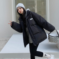 高級感炸街嘉興九江羽絨服女款今年爆款棉服2023棉衣麵包服外套冬