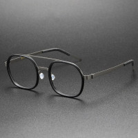 Оправа для очков в титановой оправе, без винтов, 9760