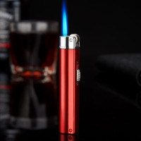 Металлическая ветрозащитная Магнитная Запираемая зажигалка, многоразовые газовые зажигалки с шлифовальным кругом, аксессуары для курения, подарки для мужчин