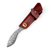 XITUO Специальный мини карманный нож, японские маленькие складные ножи из дамасской стали, открытые конверты, режущие канаты, кожаный ключ, инструмент для фруктов