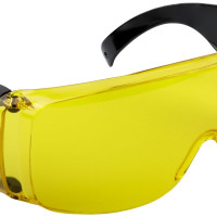 Очки защитные с дужками желтые 12220