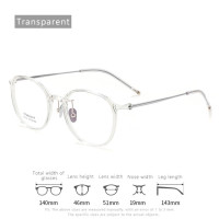 Ультралегкие титановые очки TR90 для близорукости, ретро круглые оптические очки по рецепту, оправа для мужчин и женщин