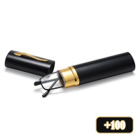 Очки для чтения с металлической оправой, ультра-яркие мужские и женские очки, портативные мини-очки для чтения при пресбиопии с коробкой, 2023