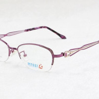 Очки в полуоправе BCLEAR женские, красивые аксессуары для очков кошачий глаз, из металлического сплава, чёрные, розовые, фиолетовые, красные, 1012