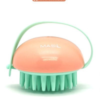 Masil  Распутывающая, расслабляющая силиконовая щетка-массажёр для мытья волос и кожи головы Head Cleaning Massage Brush